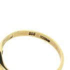 Image 8 of Gold solitaire ring with zirconia