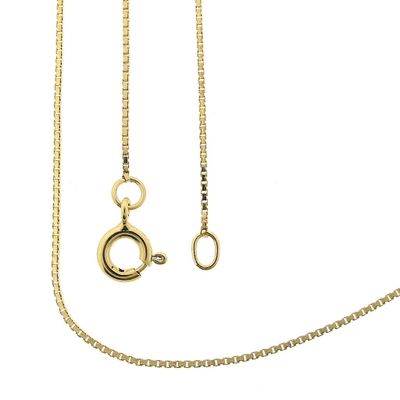 Image 1 of Golden Venetian link chain | 44.5 cm