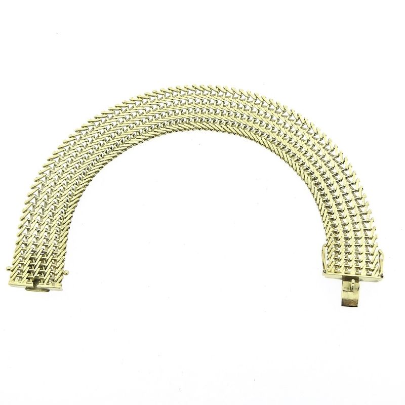 Image 4 of Golden fantasy link bracelet | 19.5 cm