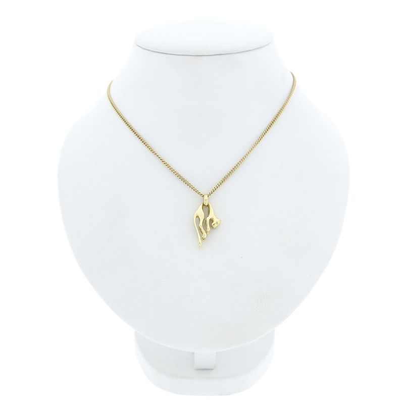 Image 3 of Gold panther pendant