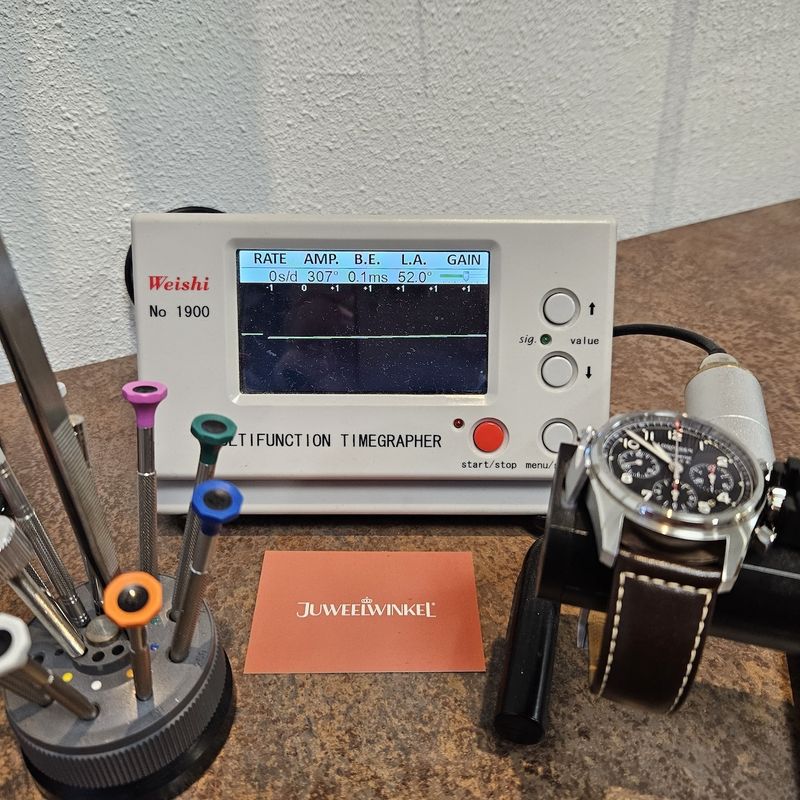 Image 16 of Longines Spirit Chronometer Chronograph L3.820.4; Automatic men's watch