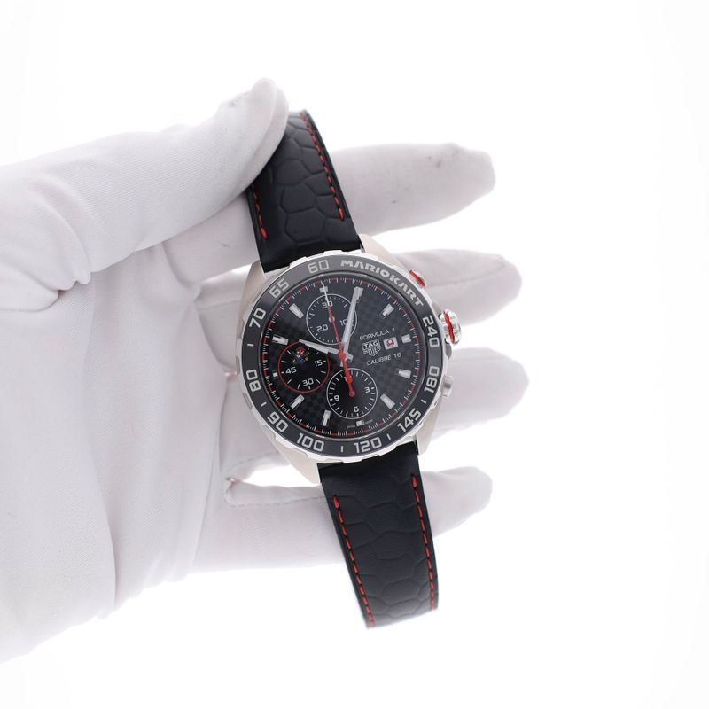 Image 9 of TAG Heuer Formula 1 Chronograph X Mario Kart Limited Edition CAZ201E.FC6517; Automatic Men's Watch