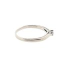 Image 5 of White Gold Engagement Ring with 0.07 ct Diamond; 14K; Size 18.5