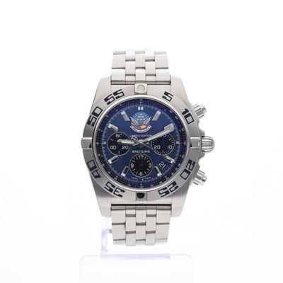 Breitling Chronomat 44 'Blue Impulse' Limited Edition AB01107E; Chronograph men's watch Image 1 of Breitling Chronomat 44 'Blue Impulse' Limited Edition AB01107E; Chronograph men's watch