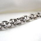 Image 6 of White gold anchor link chain | 66 cm