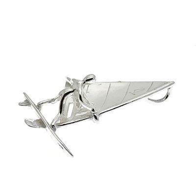 Silver pendant; Windsurfer Image 2 of Silver pendant; Windsurfer