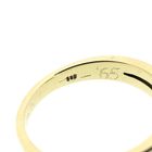 Image 5 of Gold solitaire ring with diamond; 0.05 ct.