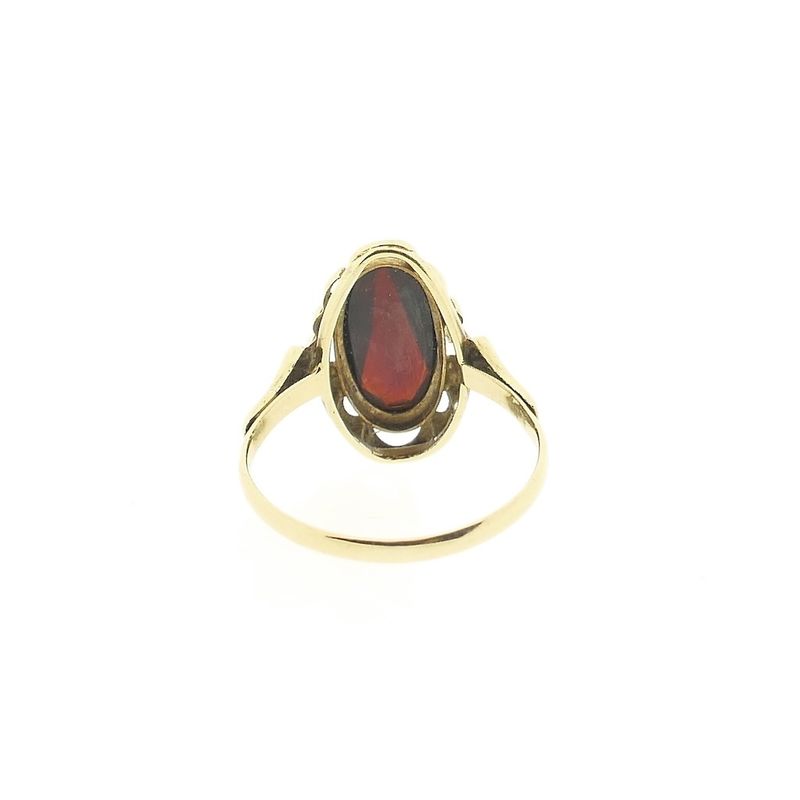 Image 4 of Gold ring with garnet | Vintage