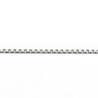 Image 5 of White gold Venetian chain | 43.5 cm