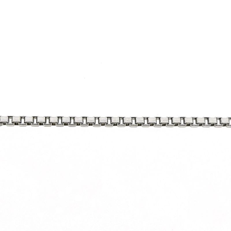 Image 5 of White gold Venetian chain | 43.5 cm