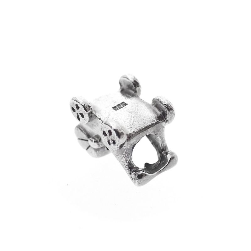 Image 5 of Pandora charm; Silver; Stroller