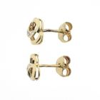 Image 3 of Gold stud earrings with diamonds | 0.02 ct.