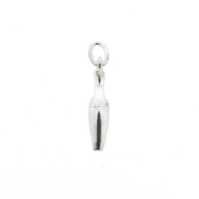 Silver charm; Bowling pin Image 2 of Silver charm; Bowling pin