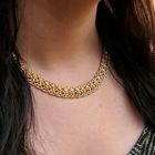 Image 9 of Golden fantasy link necklace