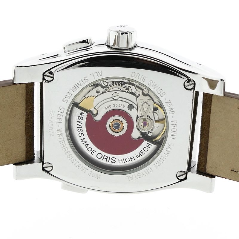 Image 5 of Oris Tonneau Worldtimer; Automatic GMT men's watch