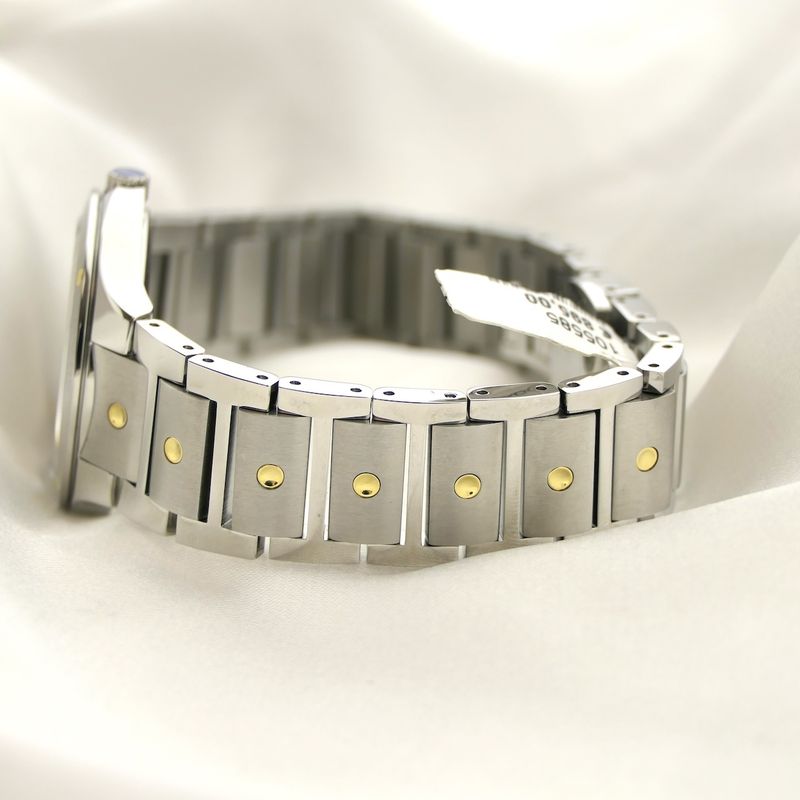 Image 11 of Movado SE; Two-tone watch with white dial; 0607516