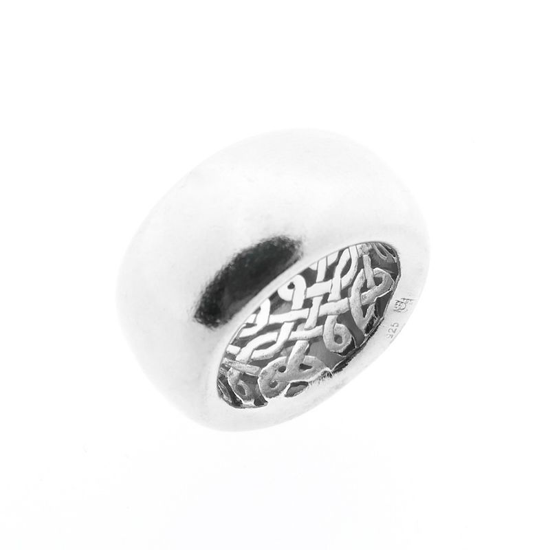 Image 1 of Wide silver ring