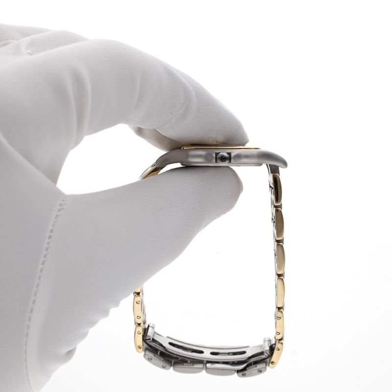 Image 5 of Cartier Panthère '3 Row' Large/Jumbo 183957; 18ct. Gold/steel watch