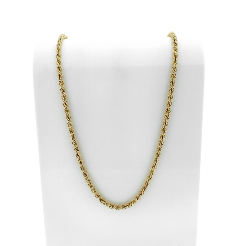 Image 6 of 18K Gold Twisted Link Chain | 61.5 cm