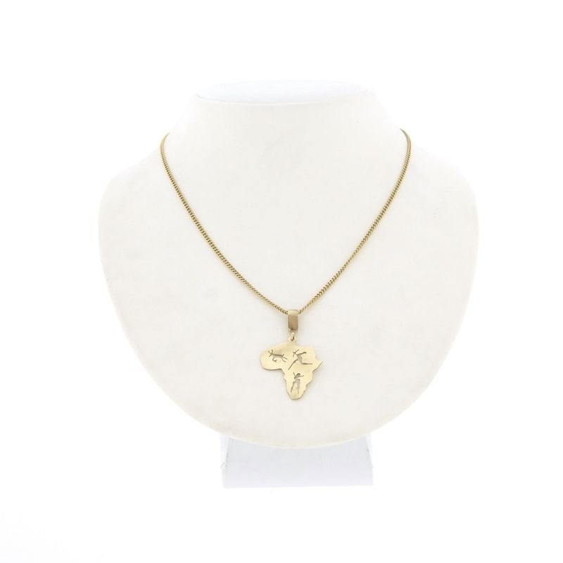 Image 7 of Gold pendant Africa