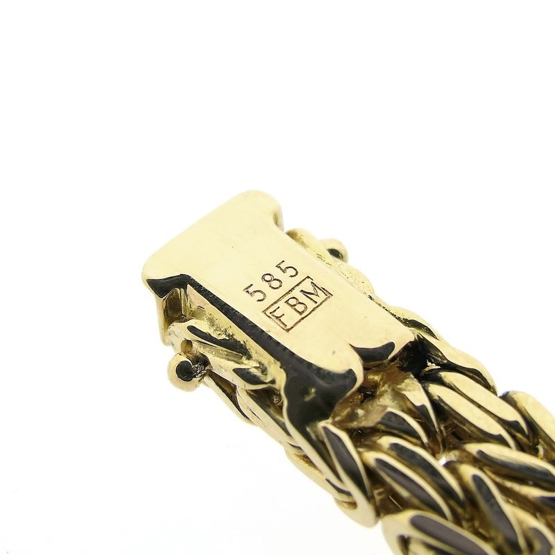 Image 6 of Solid gold double king bracelet