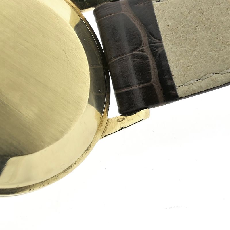 Image 11 of Omega Geneva 'Zephyr Dial' 14720 2; Vintage 18k gold watch