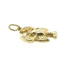 Image 7 of Gold zodiac sign pendant; Cancer