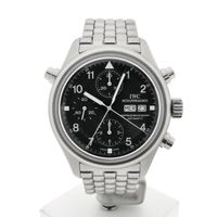 IWC Flieger 'Doppelchronograph' IW371319; Automatic men's watch with rattrapante chronograph