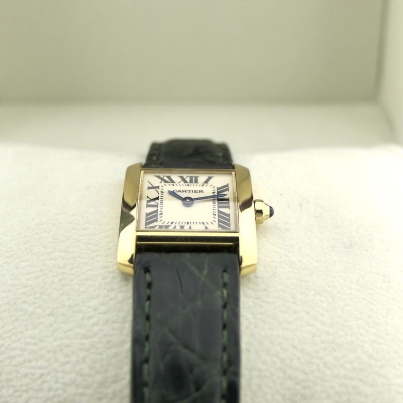 Image 14 of Cartier Tank Française 1820; 18k gold ladies' watch