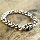 Image 2 of Silver gourmet link bracelet | 20.5 cm