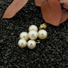 Image 2 of Vintage gold pendant like a cluster of pearls