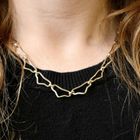 Image 6 of Golden fantasy link necklace