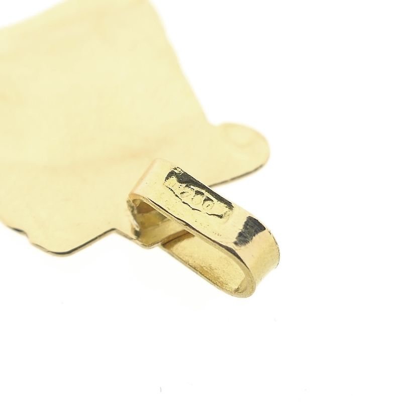 Image 6 of Gold pendant of the face of Jesus on parchment