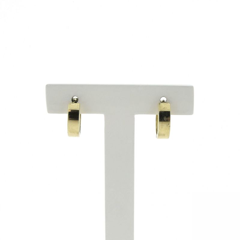 Image 1 of Gold earrings | Ø 13.7 mm