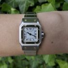 Image 16 of Cartier Santos 'Small' Automatic 0902; Vintage dames horloge