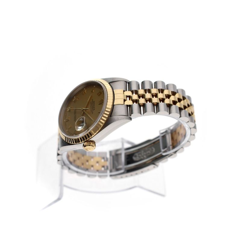 Image 11 of Rolex Datejust 36mm 16233; Automatic Bicolor Watch (Incl. Papers '95)