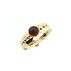 Image 1 of Vintage gold solitaire ring with carnelian