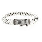Afbeelding 4 van Zilveren Buddha to Buddha vossenstaart schakelarmband; Katja | 20 cm