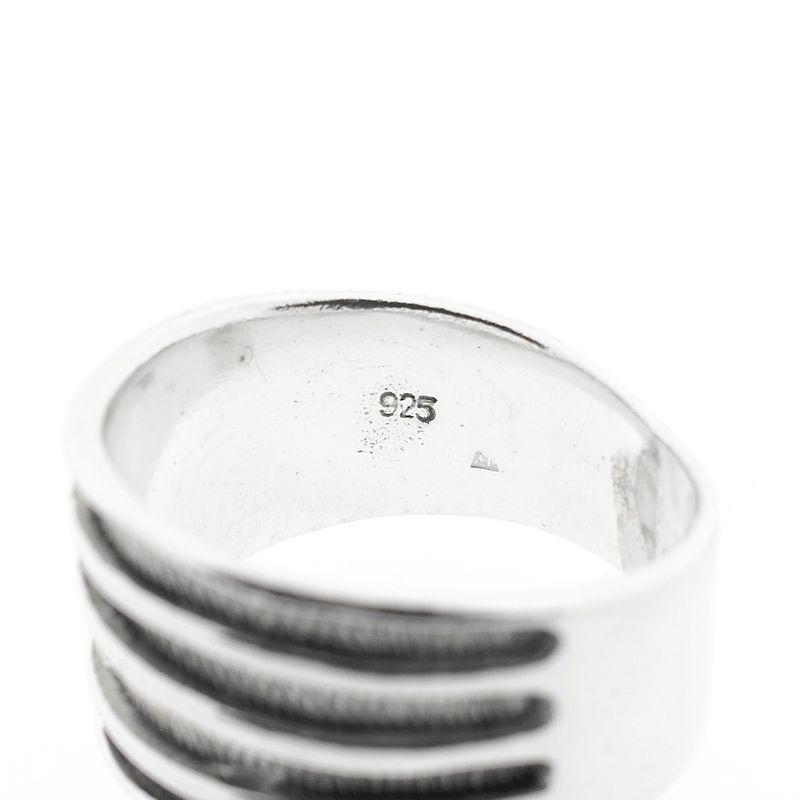 Image 5 of Wide silver ring