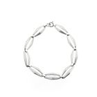 Image 3 of Silver link bracelet with fantasy pattern | 19.5 cm