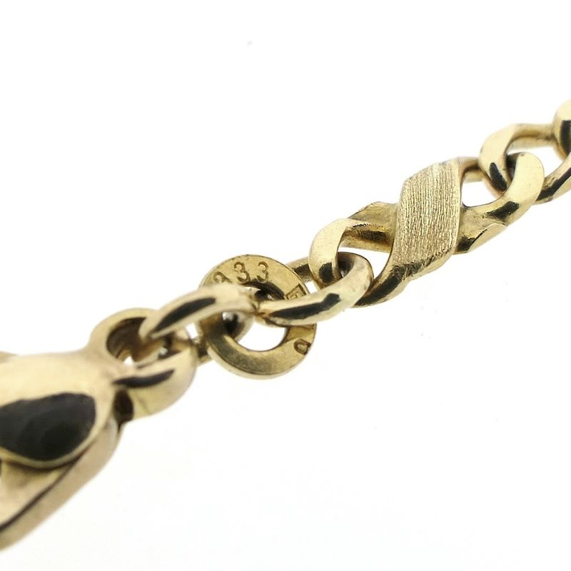 Image 6 of 8 carat Figaro/gourmet link chain