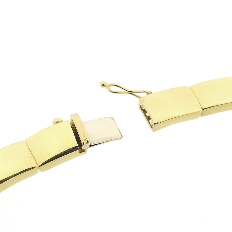 Image 6 of Solid gold women's necklace with bars