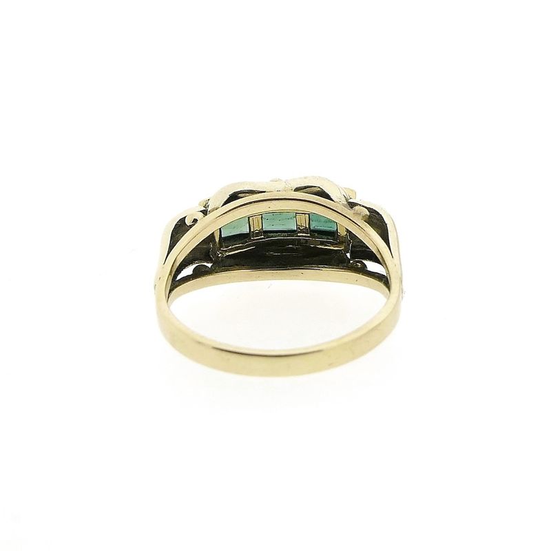 Image 6 of Gold ring with tourmaline