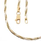 Image 1 of 18K. Two-tone twisted link chain | 49.5 cm