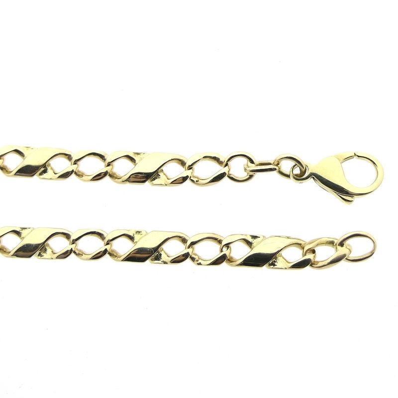 Image 4 of Gold gourmet link bracelet