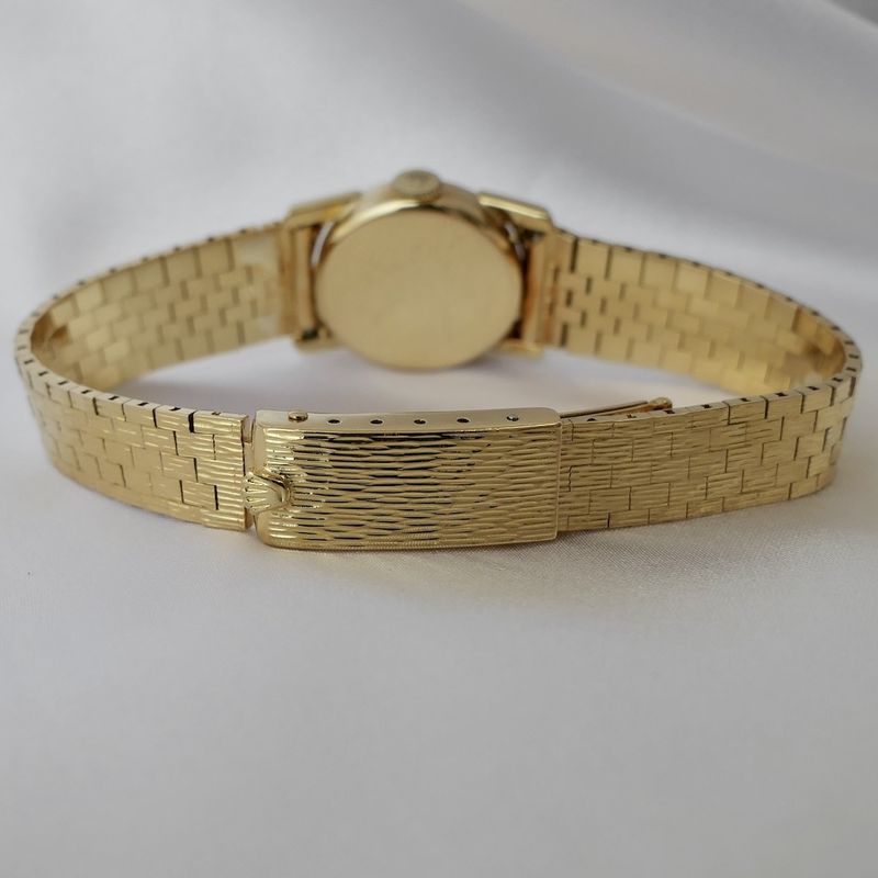 Image 21 of Rolex Precision 18k; Vintage gold ladies' watch