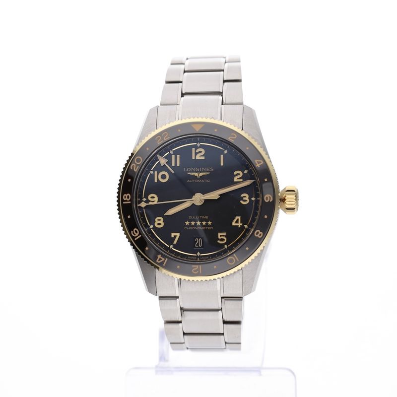 Image 1 of Longines Spirit Zulu Time Chronometer L3.802.5.53.6; Automatic men's watch with UTC