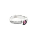 Image 4 of White Gold Ladies' Ring with Pink Spinel