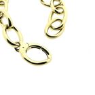 Image 4 of Gold wide anchor link bracelet | 20 cm