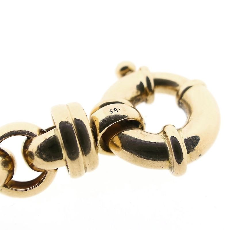 Afbeelding 7 van Gouden jasseron schakelarmband